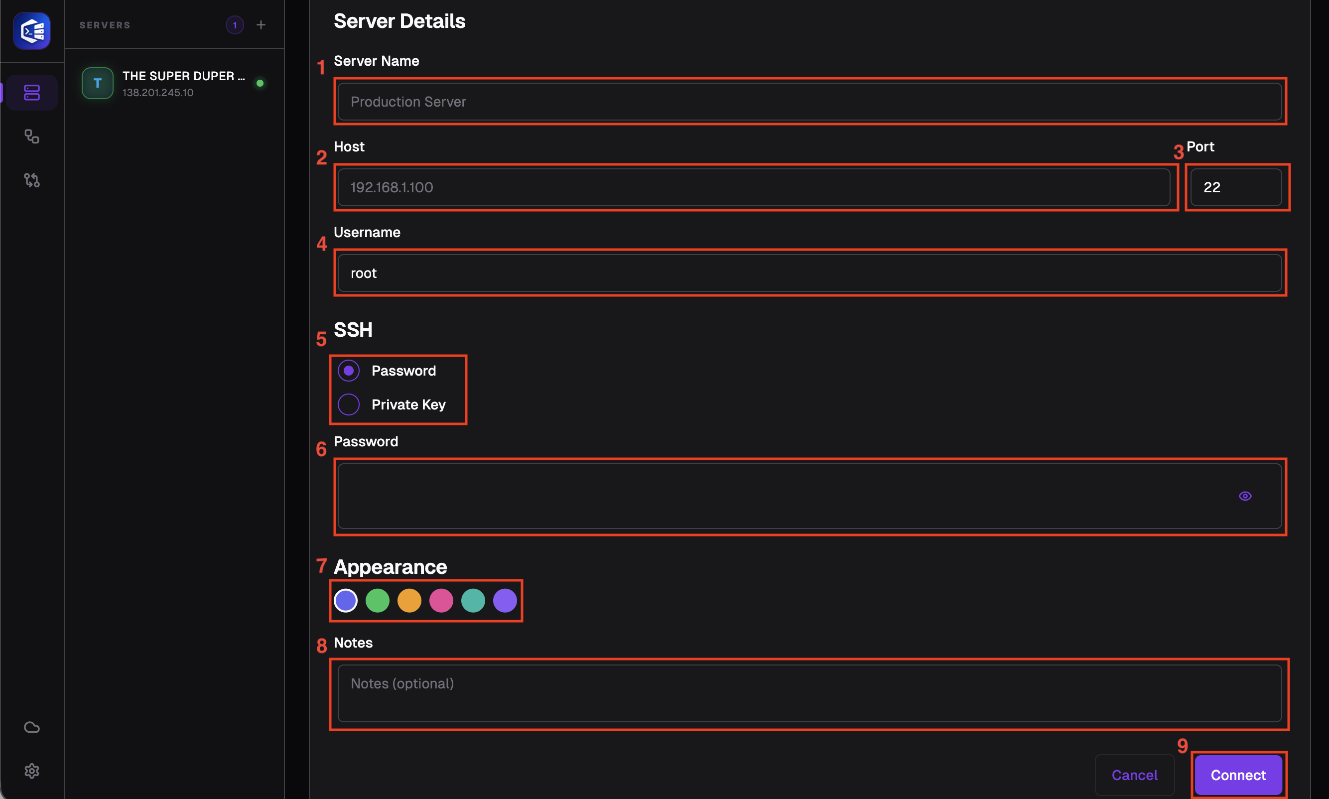 Add Server 1
