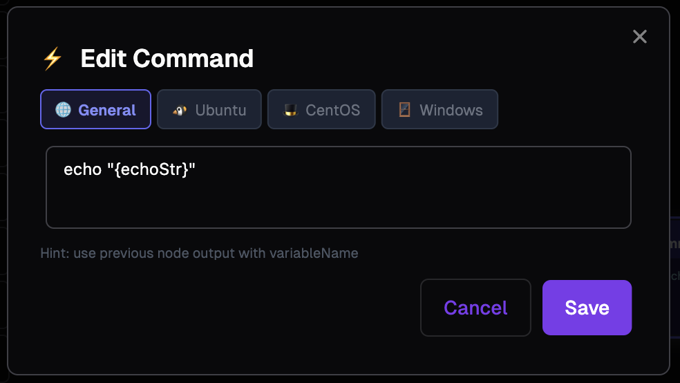 variable node example 2